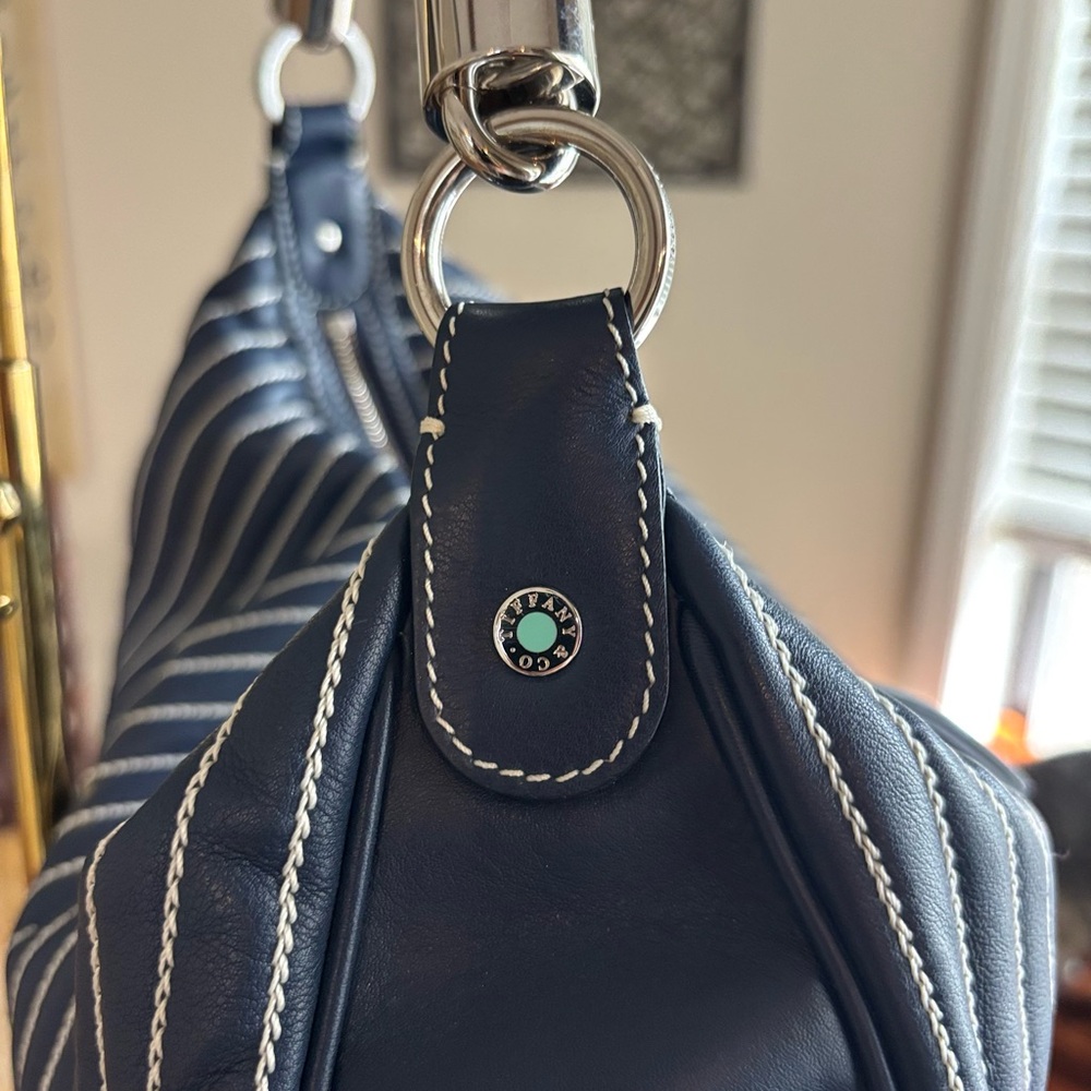 Tiffany and Co. Blue Hobo Bag - Picture 3 of 16